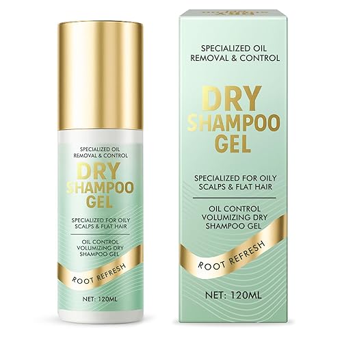 Crislan Dry Shampoo Gel for Oily Hair, No Need to Wash, Effective Oil Control & Improves Hair Texture, Non-Aerosol Unscented, Natural Ingredient Shampoo for Men & Women