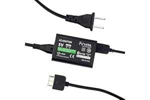 JOYUETLAN CHENLAN AC Power Adapter Charger + USB Data Charging Cable Cord for Sony PS Vita PSV 1000
