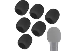 SM58 Mic Cover - Shure Pop Filter Compatible with Shure SM58 Microphone Windscreen Reduce Wind Noises by WIBOND (6 PCS)