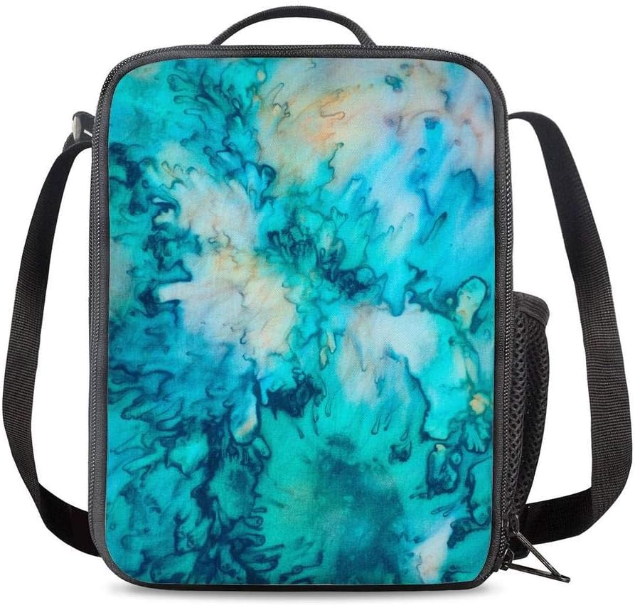 tie dye lunch bag