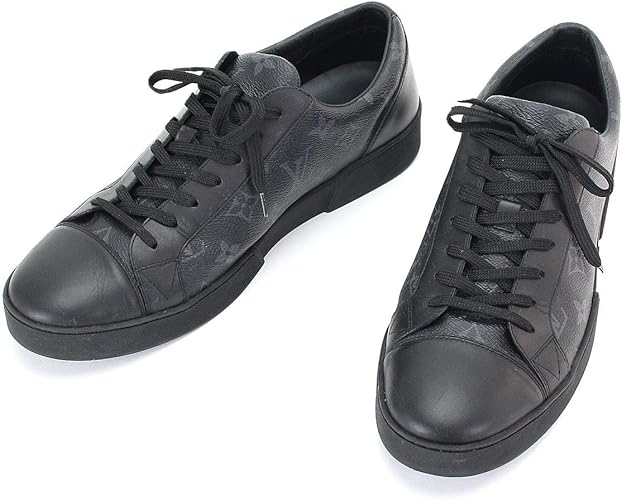 Amazon ルイ ヴィトン Louis Vuitton モノグラム エクリプス スニーカー レザー ブラック 1a2c4w 8 1 2 26 5 27 0cm メンズ 中古 スニーカー