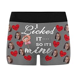 Custom Personalized Photo Printed Face Boxer, I