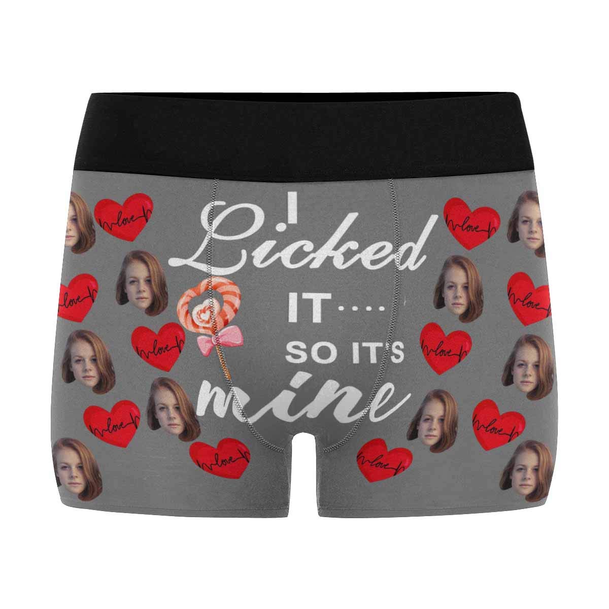 Custom Personalized Photo Printed Face Boxer, I