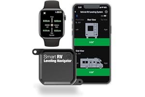 ADDWEL Wireless RV Leveling System by XPARKLE,Bluetooth RV Leveler for Campers,User-Friendly Phone App with Real-Time Precise Leveling Measurements, Advanced Wireless Camper Leveler, Included AA Batteries