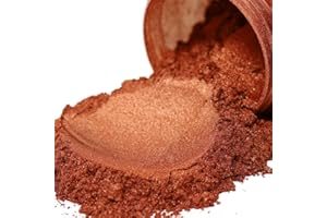 FIREDOTS Copper Mica Powder - 100 Grams - Epoxy Resin Color Pigment - Metallic Copper Mica Powder for Epoxy Resin - Copper Epoxy Pigment Powder - Epoxy Color Pigment - Epoxy Resin Pigment