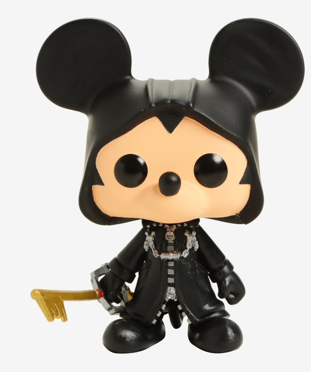Funko - Disney Kingdom Hearts-Organization Mickey W/Glow Figure 334 13 Figurine, Multicoloured, 25352