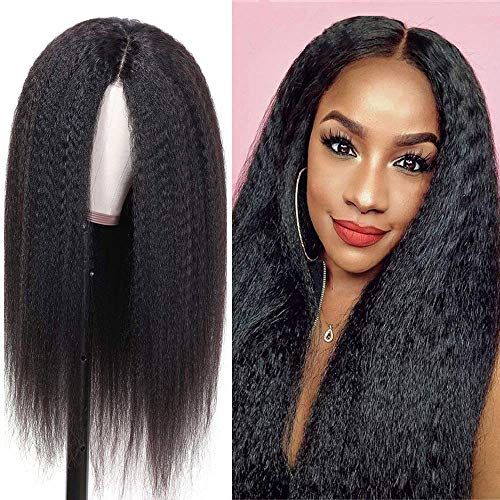 Eileen-Italian-Yaki-150-Density-Lace-Front-Wigs-Human-Hair-Pre-Plucked-13x4-Lace-Front-Wigs-for-Black-Women-Brazilian-Hair-Kinky-Straight-Wig-Natural-Color-Remy-Hair-24-Kinky-straight