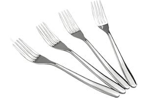 Kekow 12-Piece Stainless Steel Dessert Fork, Cutlery Salad Forks Set, 7-Inch, F