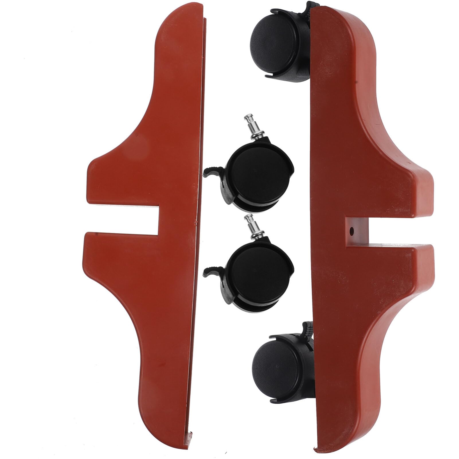 ABOOFAN 2pcs Folding Room Divider Stand with Wheels Plastic Screen Panel Base Room Separation Bracket Partition Support Holder for Home Office