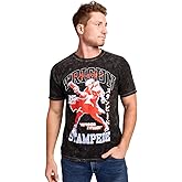 Trigun Stampede VASH Humanoid Typhoon Men's Black Mineral Wash Oversized Crew Neck Short Sleeve T-Shirt