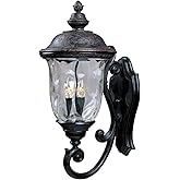 Maxim Carriage House DC-3 Light Outdoor Wall Lantern in Early American style-14 Inches Wide by 31 inches high