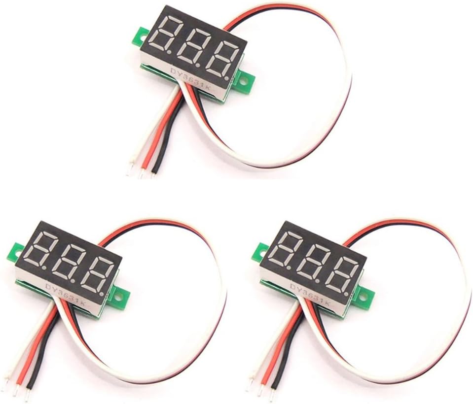 MISURATORE DI TENSIONE DC 4-100 V Display digitale a LED programmabile
