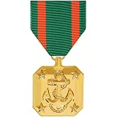 Navy/Marine Corps Achievement Medal 24K Gold Plated Full Size