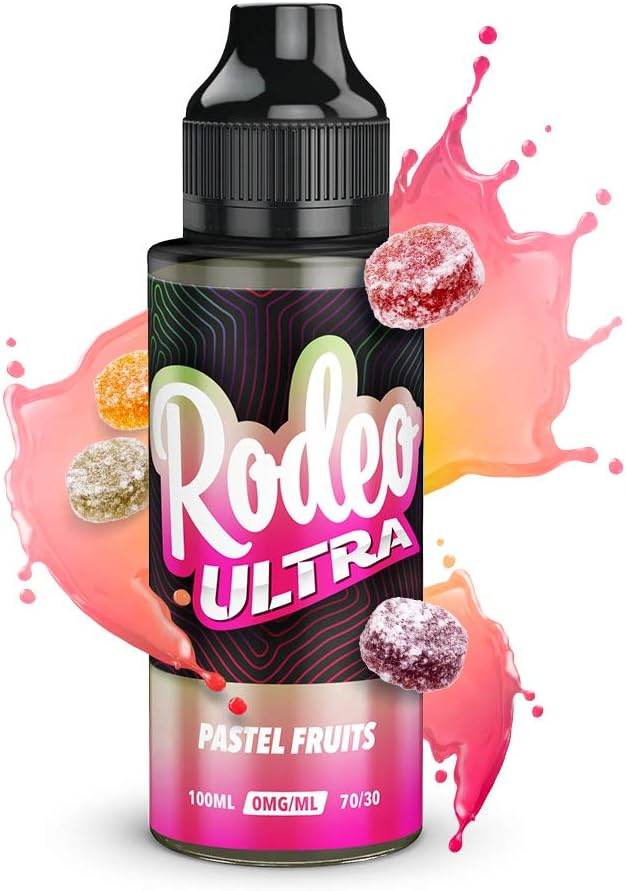 100ml Pastel Fruits Rodeo Ultra Vape Liquid Premium 70/30 Vape Juice E