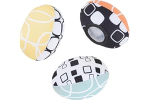 TAYEROP The MamaRoo Replacement Balls (for Mamaroo Swing) Offer More Interaction and Reversible Ball Options to Complement The Multi-Coloured MamaRoo Cradle in a Set of 3 Balls