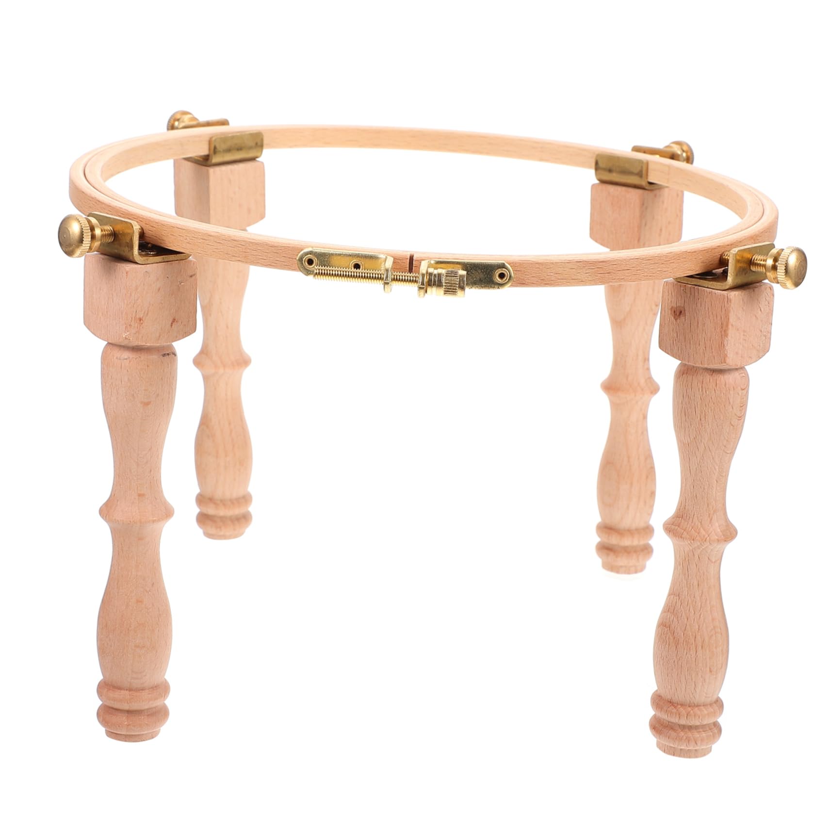 VILLFUL 1Set Wooden Embroidery Stand Cross Stitch Embroidery Frame Rack for Needlework Crafting and Sewing Projects Ideal for Embroidery Hoops and Cross Stitch Supplies
