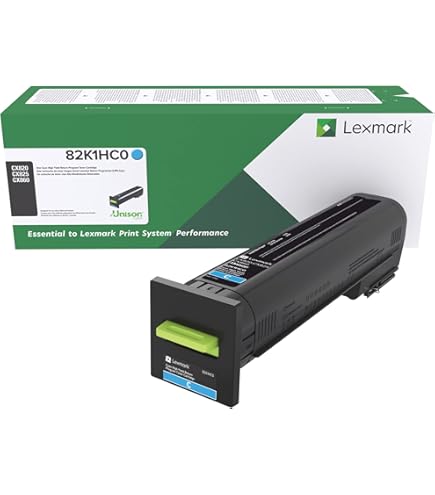 Amazon.com: Lexmark 82K1HC0 CX820 Cyan High Yield Return Program