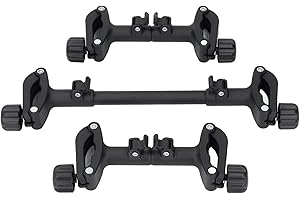 Twin Stroller Connector, Universal Stroller Pushchair Connector Side By Side, Quick Release Detachable Stroller Cart Connecto