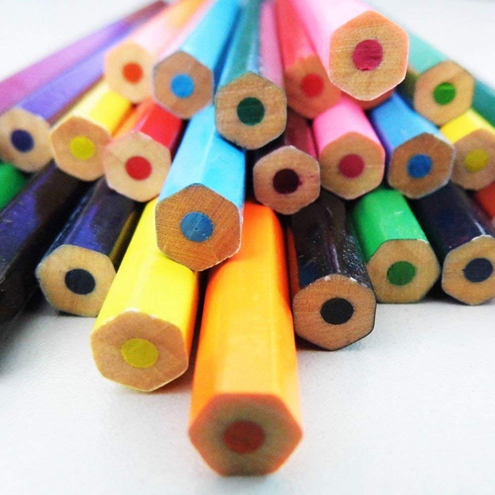 Miss. Sex Oil Wooden Colored Pencils, Soft Series Lead with Vibrant Colors, 24&36-Count for Adult and Kids Colors, Sketch, Art, Drawing, Coloring Books (24)