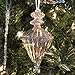 glasburg Christmas Tree Ornaments - Collection of Large Sparkly Mercury Glass Bulbs for Shiny Holiday Trees, Wreaths & Garland - Great for Vintage Looking Decorations - 17 Fancy Assorted Sizes, Silver