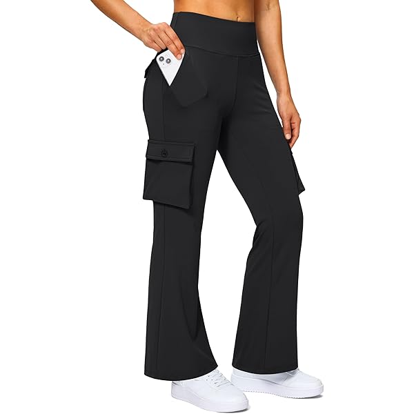 Amazon.com: G Gradual Women's Fleece Lined Pants 6 Pockets Bootcut