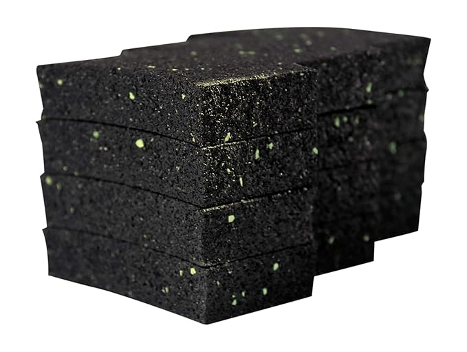 25 Stück 20 mm 90 x 90 mm Terrassenpad, Terrassenpads, Gummigranulat, Terrassenbau