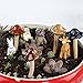 AIGEL Garden Decor Mushrooms, Ceramic Mushroom for Garden Fairy Yard Decoration DIY Ornament for Dollhouse Potting Shed Flowerpot Plants Lawn Garden Outdoor Statue