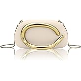 PU Leather Women's Evening Handbags Chocolates Clutch Purse Easy Match with Chain Crossbody Metal Decoration Shoulder Bag