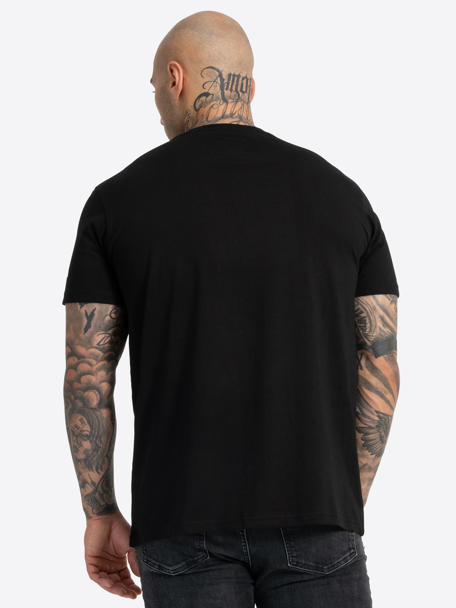 Lonsdale Herren T-Shirt Normale Passform Doppelpack BYLCHAU XXXL, White/Black 5