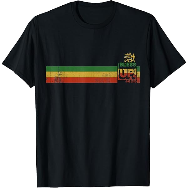 Amazon.com: Bless uP Rasta Jamaica Roots Rock Reggae T-Shirt