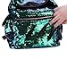YOUR GALLERY Gilr's Gradient Color Sequin Shiny Glitter Booksack Mermaid Backpacks