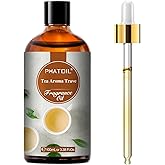PHATOIL 100ML Tea Aroma Travel Fragrance Oils, Huge 3.38fl.oz Bottle Tea Aroma Travel Oil, Pure Aromatherapy Oils for Diffuser, Humidifier, Scented Oils for Soap, Candle Making