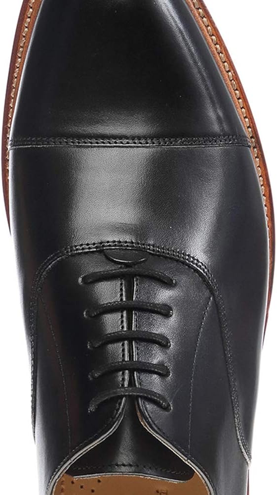 [2 Pairs] Pack Waxed Round Oxford Shoe Laces for Dress Shoes Chukka 3/32Inch Thin: Shoes