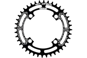 DECKAS 104BCD 40T 42T 44T 46T 48T 50T 52T Narrow Wide Chainring Single Chainring for 7/8/9/10/11/12-Speed (Round)