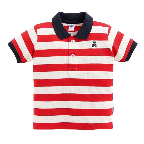 red colour polo t shirt