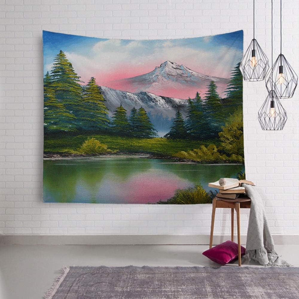 Mountain Tapestry Wall Hanging Landscape River Wall