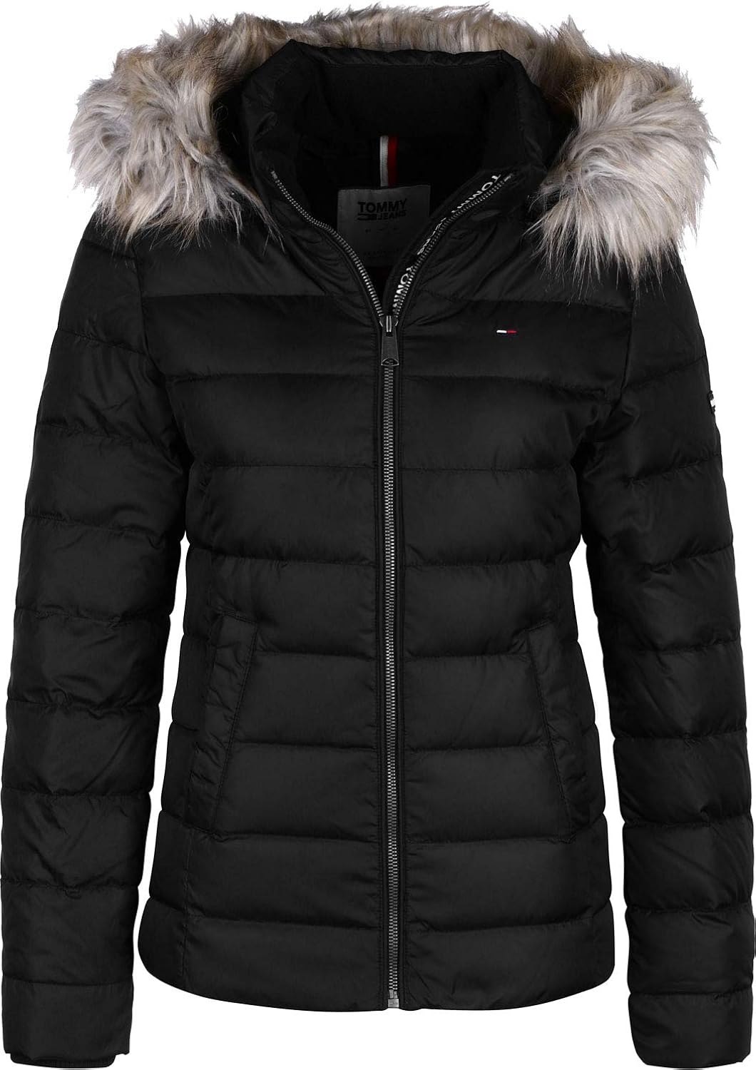tommy jeans fur hood tech parka