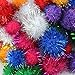 RIMOBUL 50PCS 1.5 INCH Sparkly Cat Toys Extra Large Cat's Favorite Chase Glitter Ball Toy Sparkle Pom Pom Balls