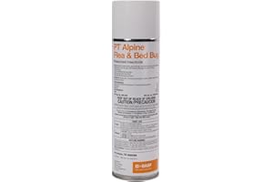 BASF PT Alpine Flea & Bed Bug Killer, Fast Acting Insecticide, Extended Long Lasting Pest Control Formula, Quick Dry, Non-staining, Ready to Use Spray Can 14 oz