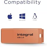 Integral 128GB Neon Orange USB 3.2 Gen 1 Flash Drive view 4