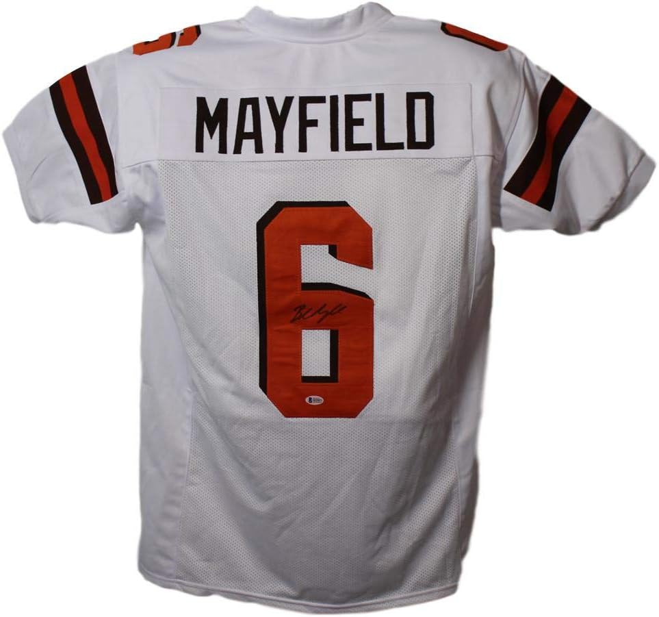 baker mayfield game worn jersey