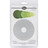 Sizzix Framelits Die Set 8/PK - Circles, Scallop