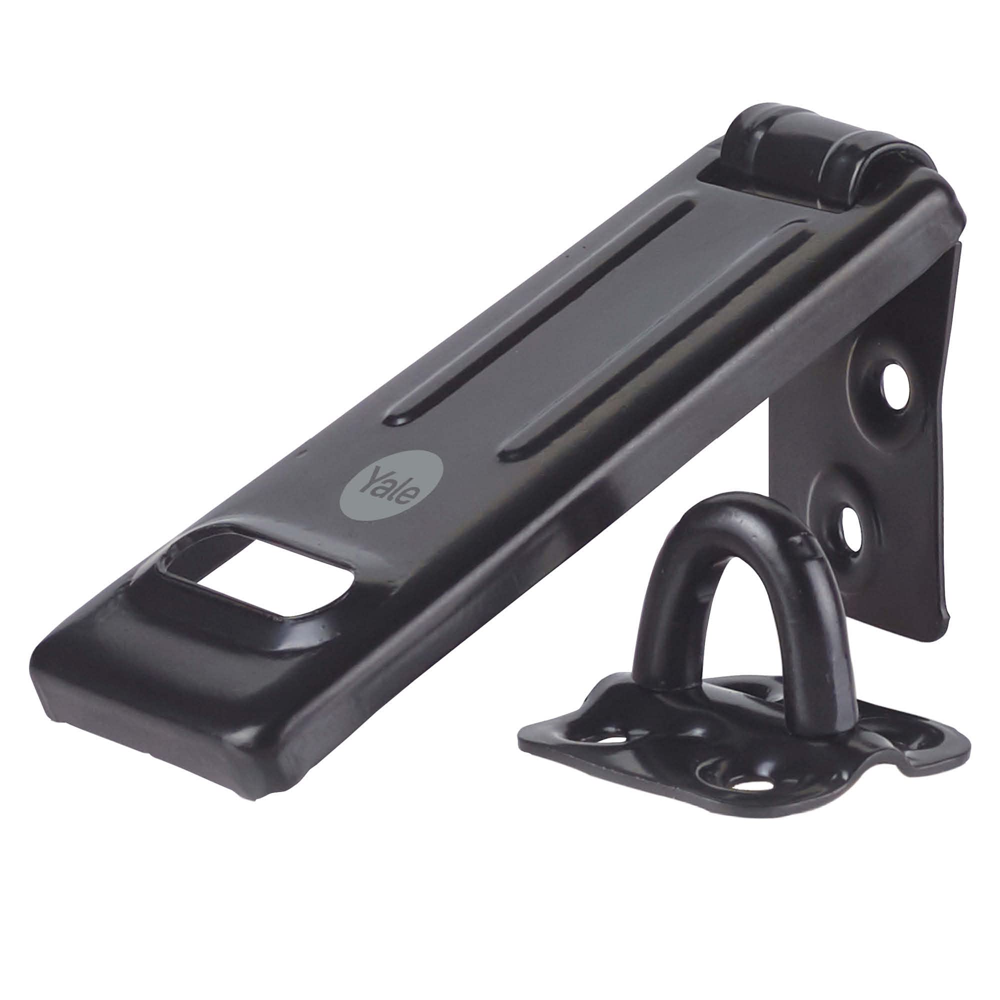Yale - Y105B/90/BK - 90mm Steel Hasp - Secure Gates - Secure Sheds- High Protection