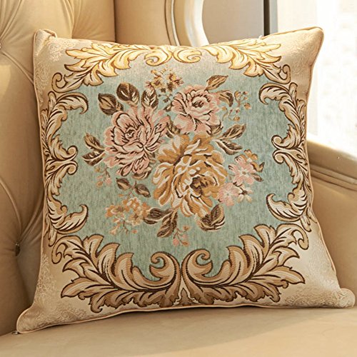European jacquard sofa cushions,candy pillow bed on the back waist by-A 55x55cm(22x22inch)VersionB