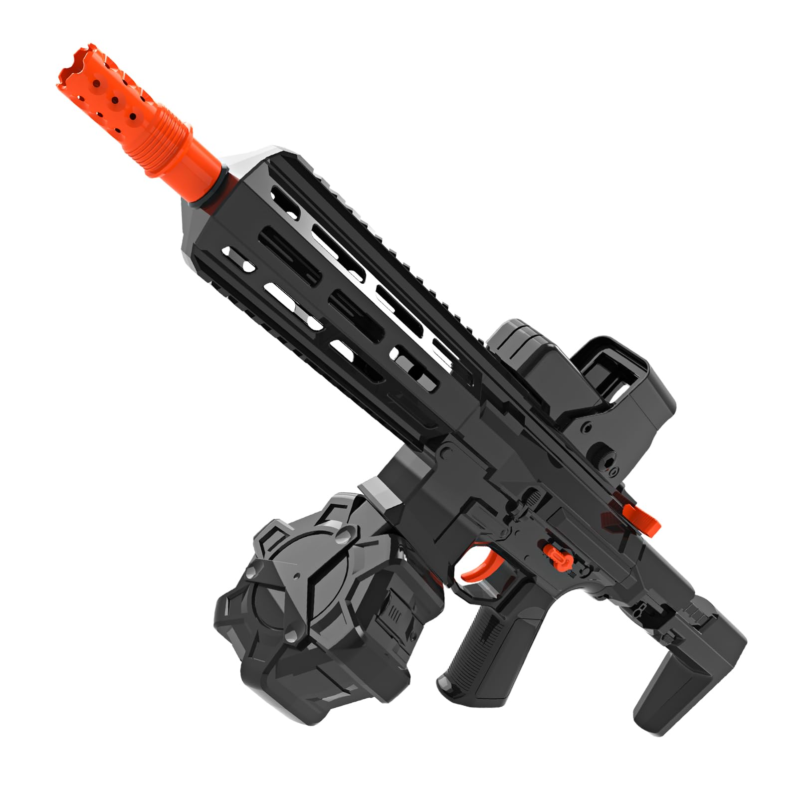 Photo 1 of jumherd Gel Trace Fire Blaster,M416 Manual and Automatic Blaster Electric,Large Capacity with Drum,Goggles for Outdoor Activities,Ages 14 & Up