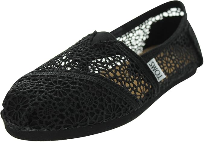 Amazon Com Toms Womens Classic Morocco Crochet Loafers Slip Ons