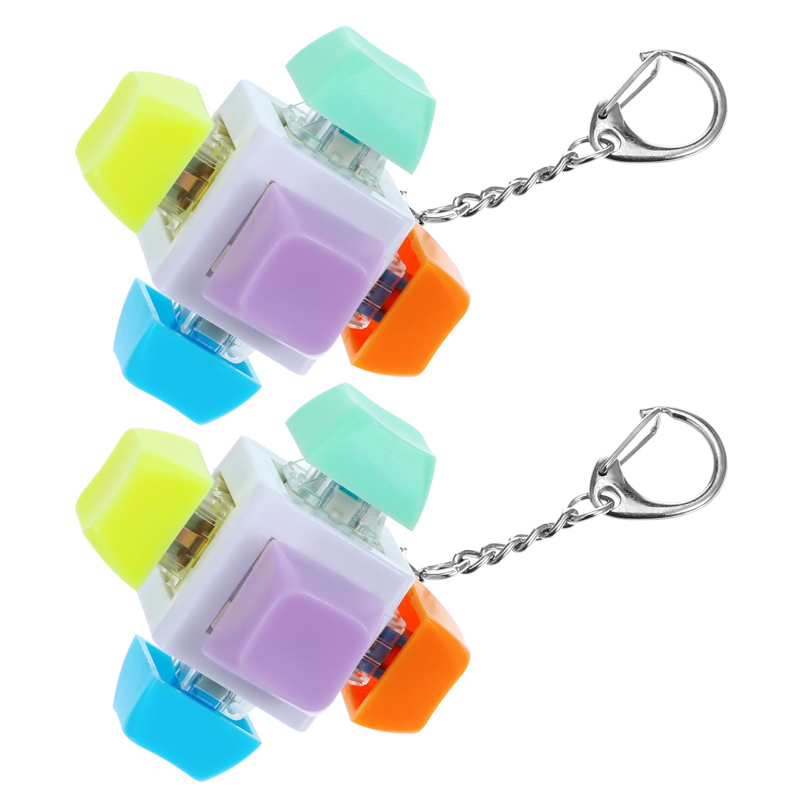 Photo 1 of Wanmu 6Pcs Keyboard Fidget clicker Toy, Mechanical Fidget Keyboard Clicker, Aesthetic Keyboard Decompression Toys, Gifts to Relief Stress Pass The Time