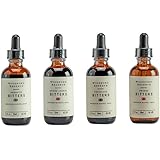 Bourbon Bitters Bundle: Woodford Reserve Aromatic, Spiced Cherry, Orange, and Chocolate Cocktail Bitters - 2 oz Each (Origina