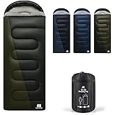 TANSTRIDER XXL Winter Sleeping Bags for Adults Cold Weather,Camping Sleeping Bag for Kids with Compression Sack,4 Season Camping Essentials Gear for Hiking,Traveling,Outdoor,Backpacking,Climbing