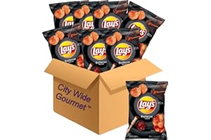 CITY WIDE GOURMET Lay's BBQ Potato Chips, 1.5 oz Bags, Pack of 8